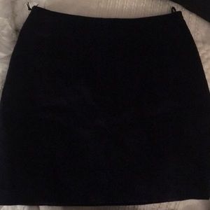 Aritzia navy corduroy skirt